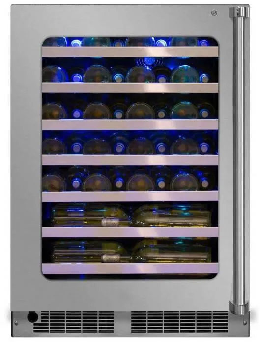Marvel 24 Inch 5.2 Cu.Ft. 48 Bottle Cap SS Counter Depth Wine Cooler MP24WSG5LS
