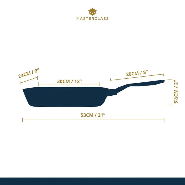 MasterClass Cast Aluminium Grill Pan