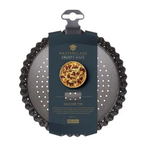 MasterClass Crusty Bake Non-Stick 18cm Fluted Round Flan