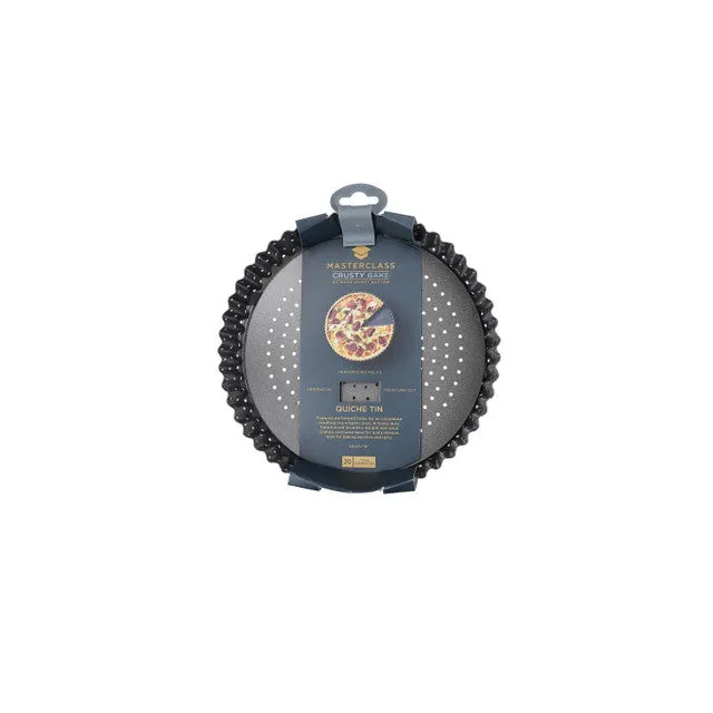 MasterClass Crusty Bake Non-Stick 20cm Fluted Round Flan