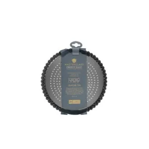 MasterClass Crusty Bake Non-Stick 23cm Fluted Round Flan