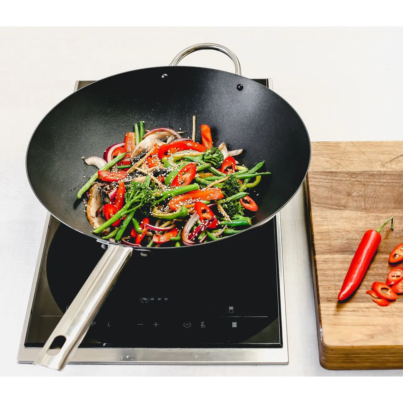 MasterClass Induction- Ready 30cm Wok
