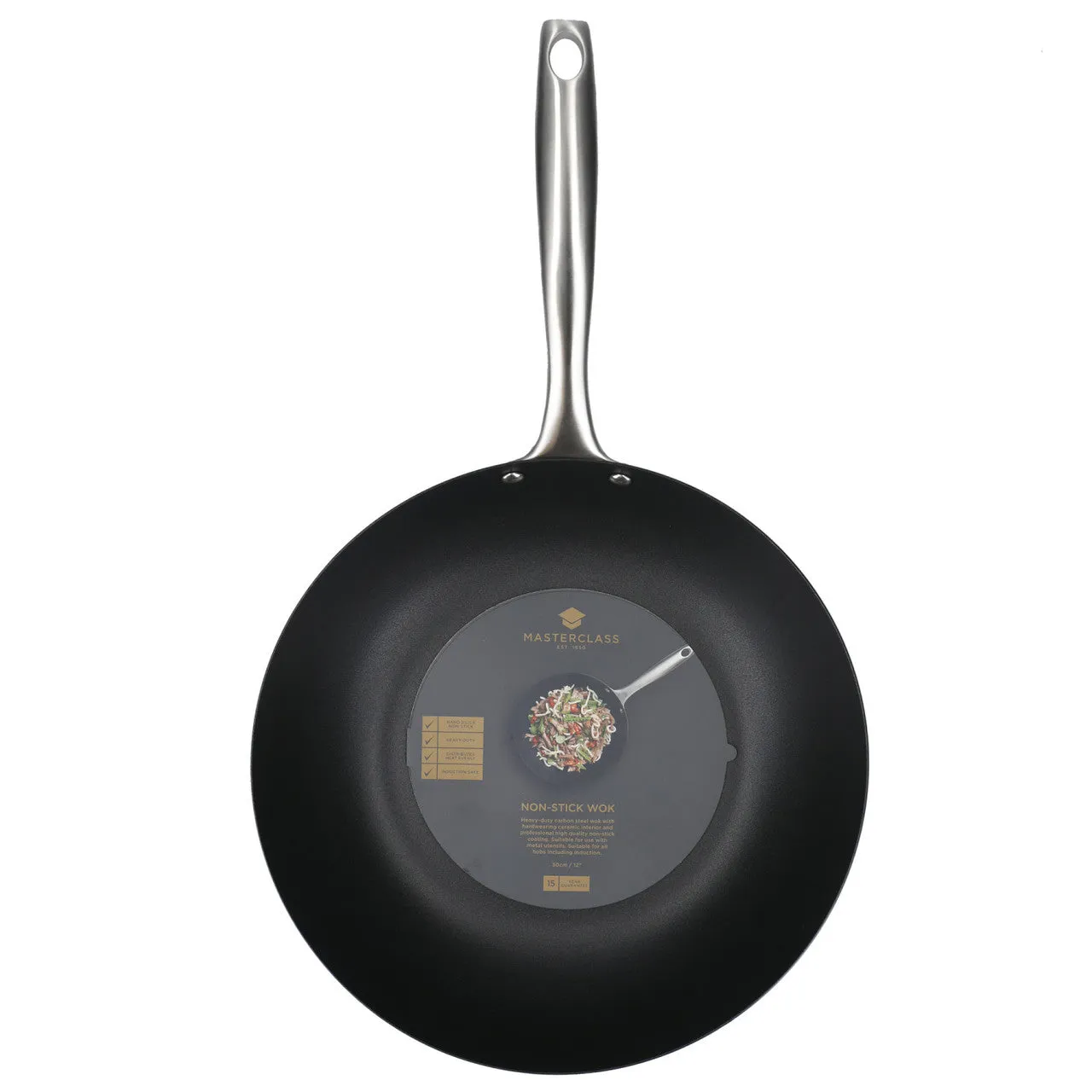 MasterClass Induction- Ready 30cm Wok