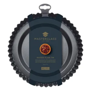 MasterClass Non-Stick 20cm Raised Flan Tin