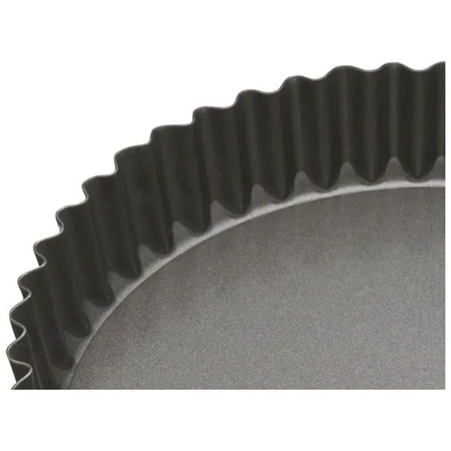 MasterClass Non-Stick 20cm/8" Loose Base Fluted Quiche/Flan Tin