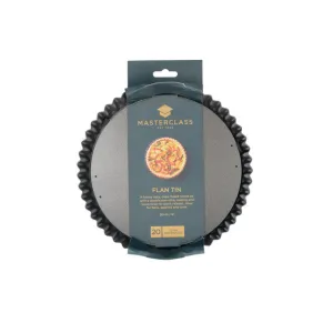 MasterClass Non-Stick 20cm/8" Loose Base Fluted Quiche/Flan Tin