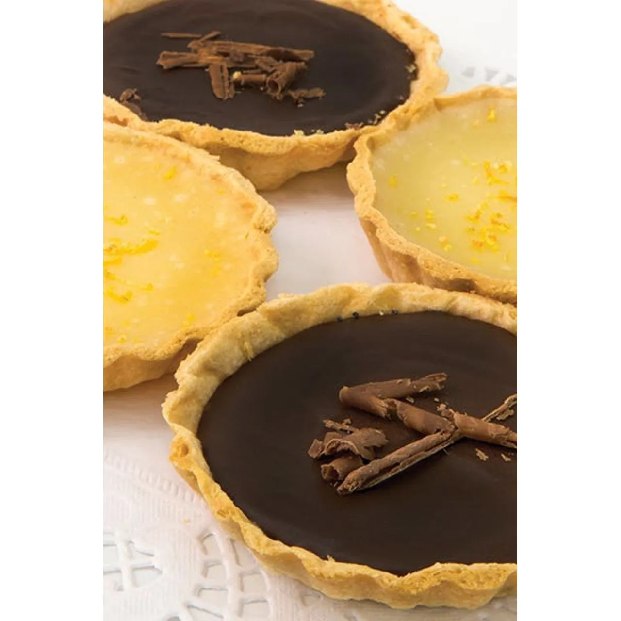 MasterClass Non-Stick Four Hole Fluted Loose Base Tartlet Pan