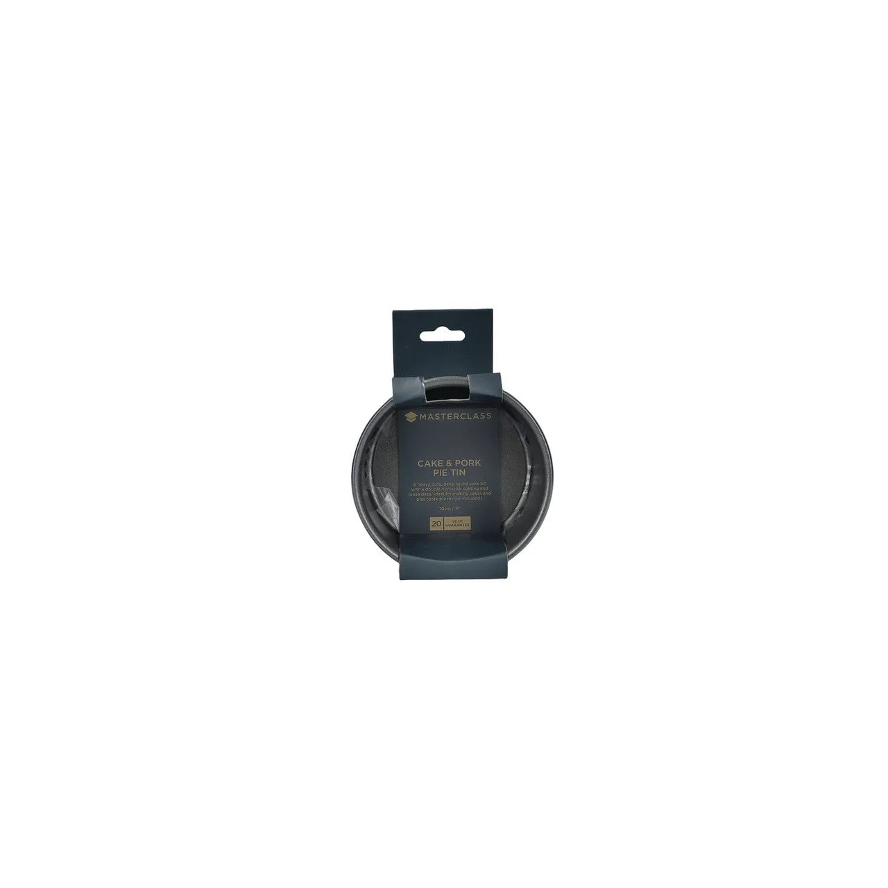MasterClass Non-Stick Round 10cm/4" Deep Loose Base Cake Tin (Pork Tin Pie)