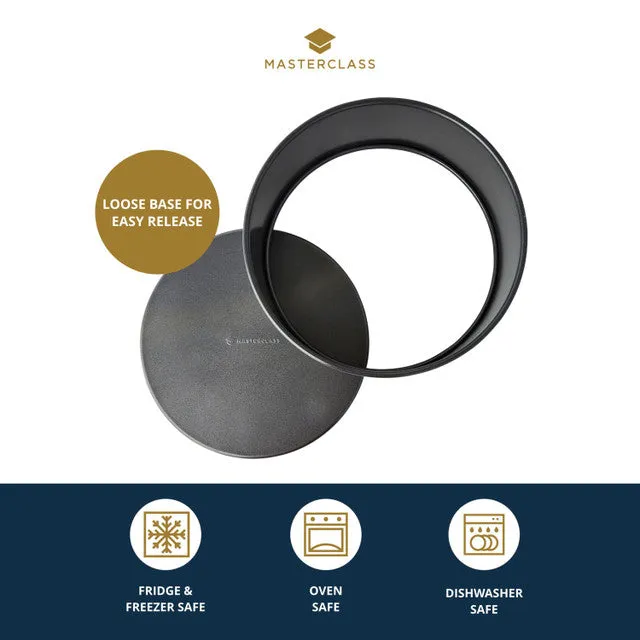 MasterClass Non-Stick Round 25cm/10" Deep Loose Base Cake Tin