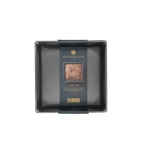 MasterClass Non-Stick Square 20cm/8" Deep Loose Base Cake Tin
