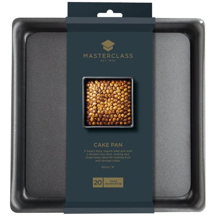MasterClass Non-Stick Square 23cm/9" Deep Loose Base Cake Tin