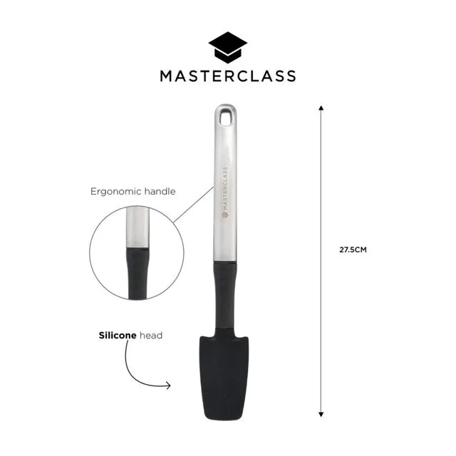 MasterClass Soft Grip Stainless Steel 28cm Jar Spatula