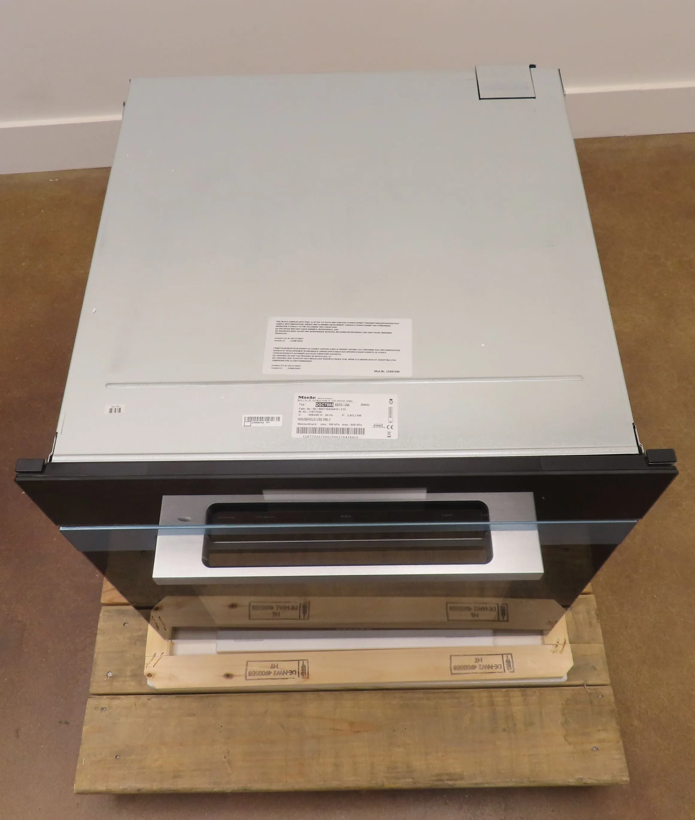 Miele 7000 Series PureLineDGC7865CTS 24" Single Combi-Steam Electric Wall Oven