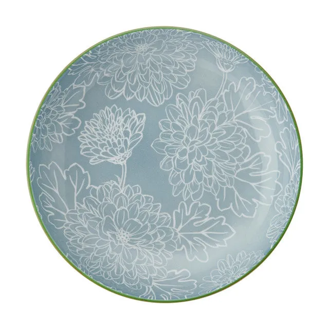 Mikasa 21cm Leaf & Geometric Stoneware Bowl