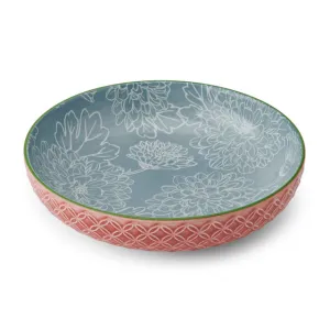 Mikasa 21cm Leaf & Geometric Stoneware Bowl
