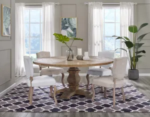 Modway Column 71" Round Pine Wood Dining Table - EEI-3495