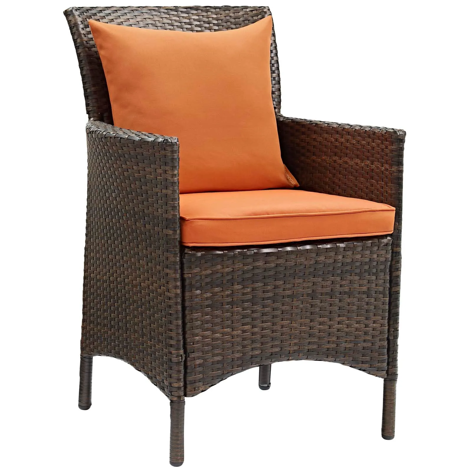 Modway Conduit Outdoor Patio Wicker Rattan Dining Armchair Set of 2 - EEI-4030