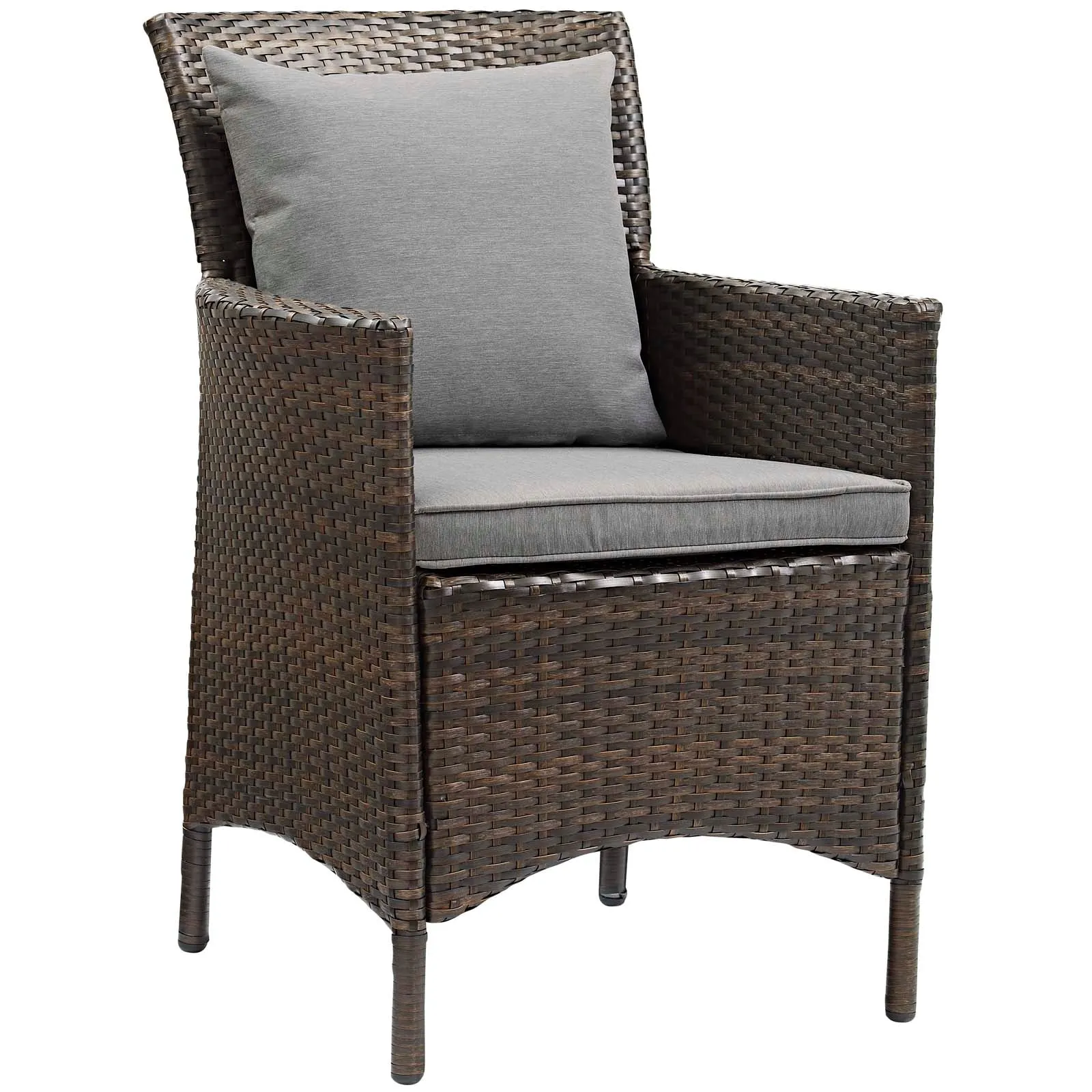 Modway Conduit Outdoor Patio Wicker Rattan Dining Armchair Set of 2 - EEI-4030