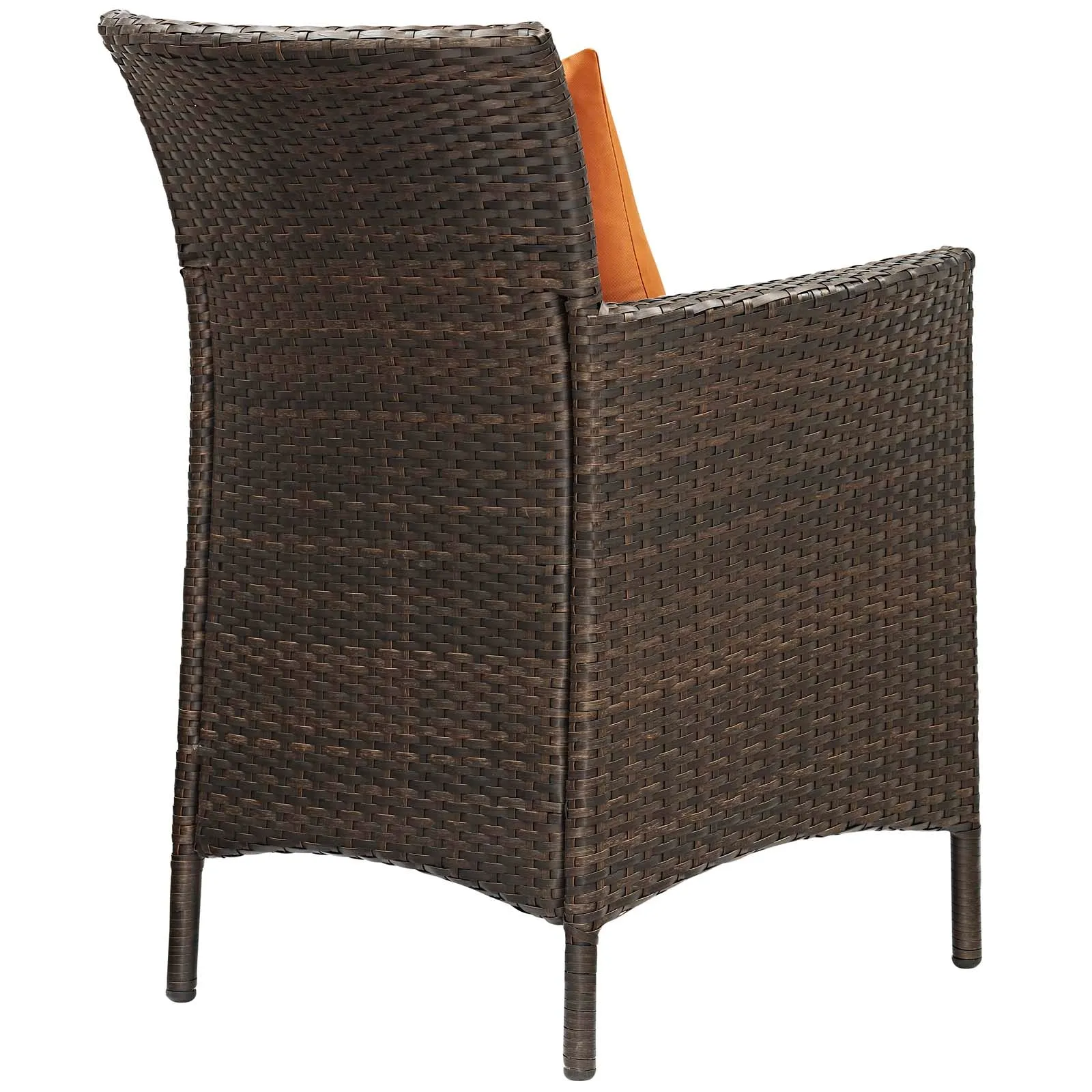 Modway Conduit Outdoor Patio Wicker Rattan Dining Armchair Set of 2 - EEI-4030
