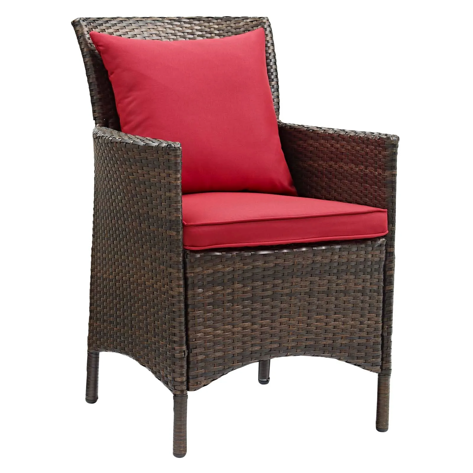 Modway Conduit Outdoor Patio Wicker Rattan Dining Armchair Set of 2 - EEI-4030