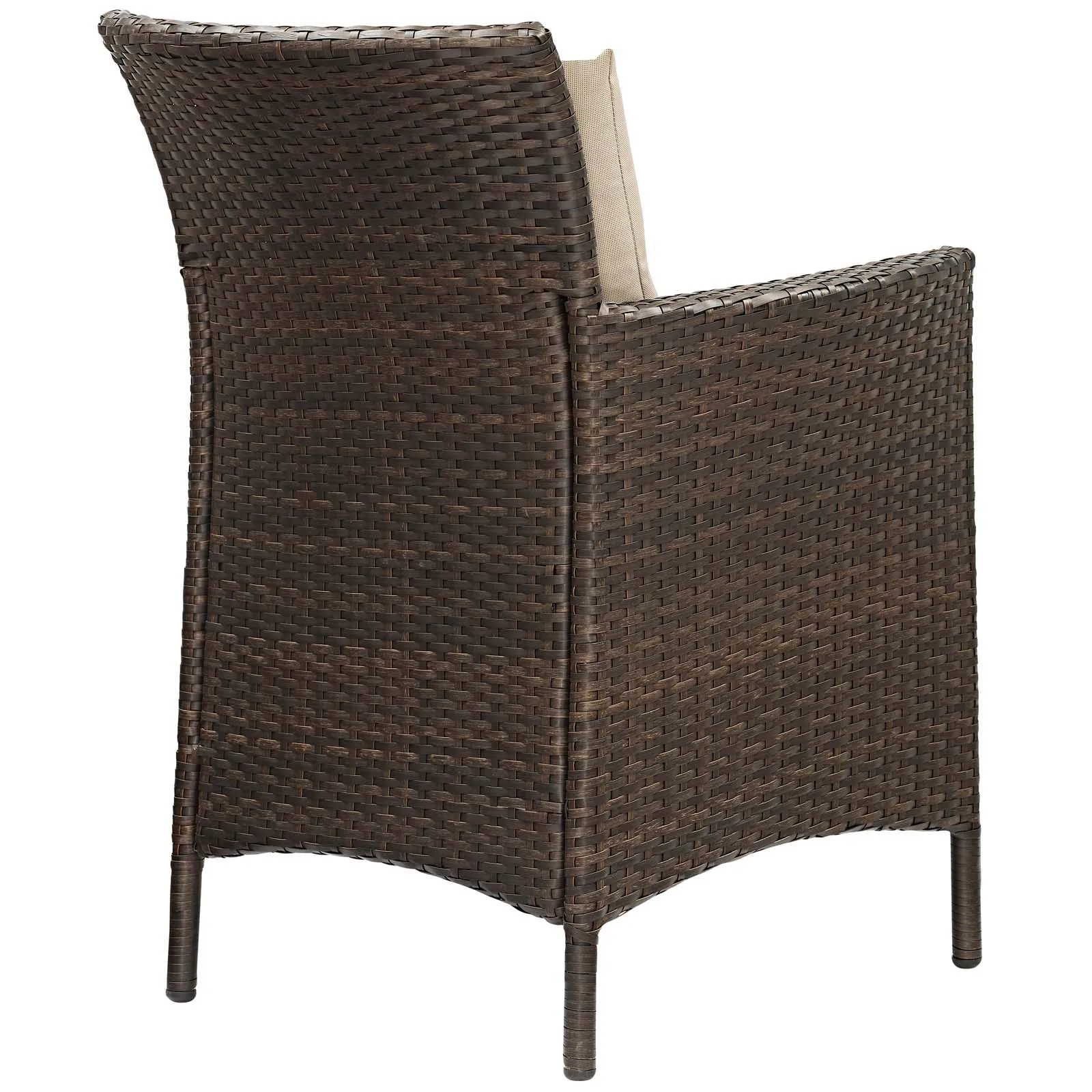 Modway Conduit Outdoor Patio Wicker Rattan Dining Armchair Set of 2 - EEI-4030