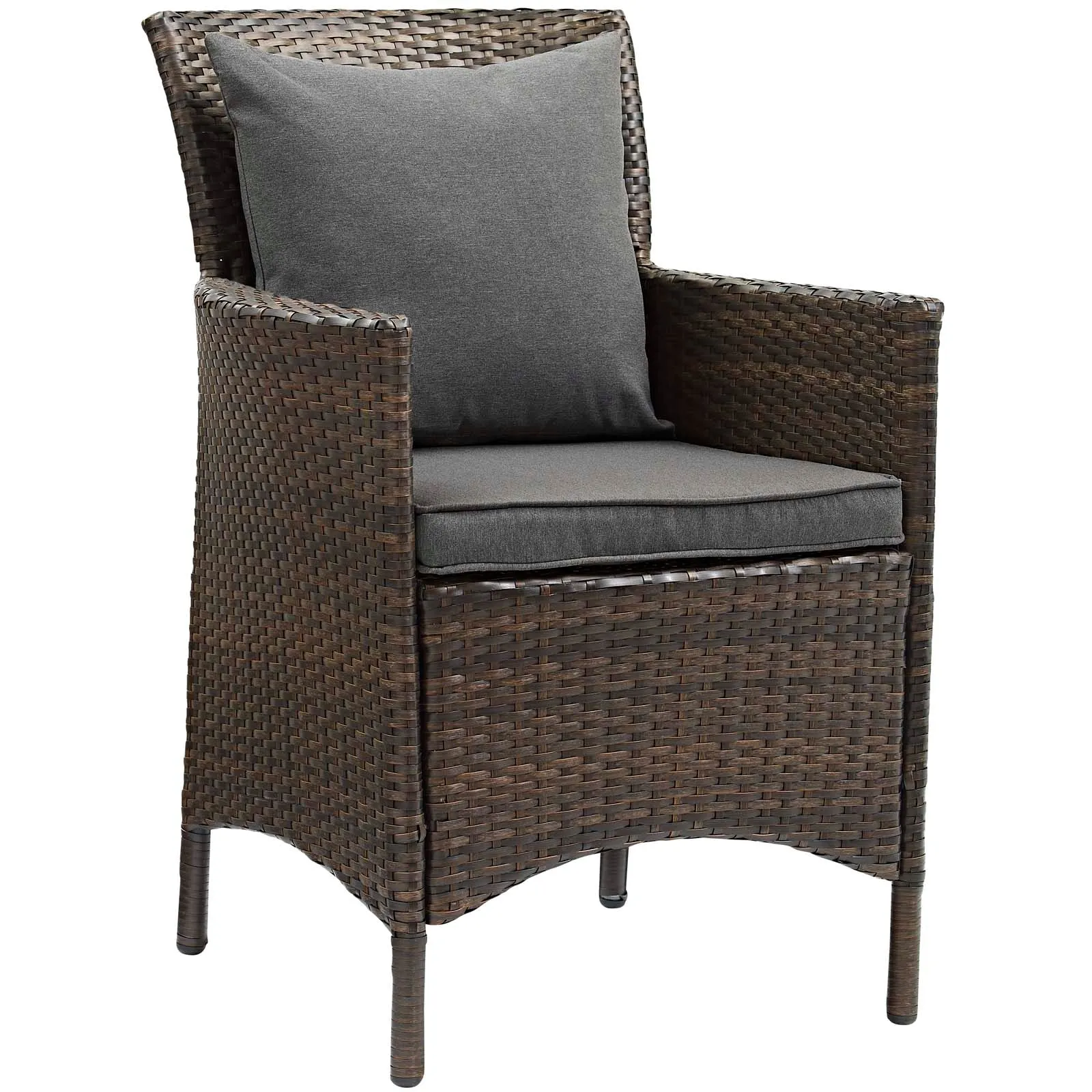 Modway Conduit Outdoor Patio Wicker Rattan Dining Armchair Set of 2 - EEI-4030