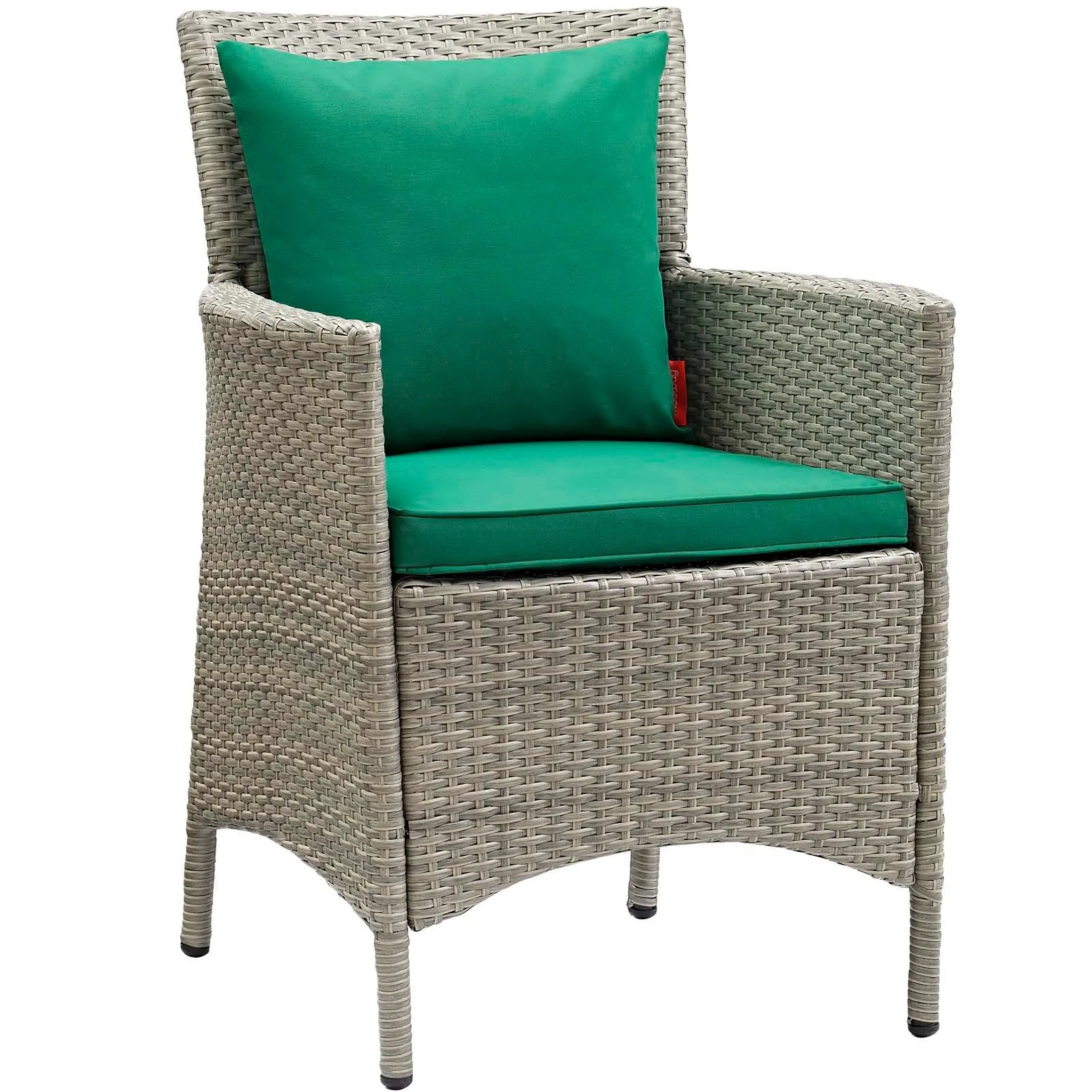 Modway Conduit Outdoor Patio Wicker Rattan Dining Armchair Set of 4 - EEI-4028