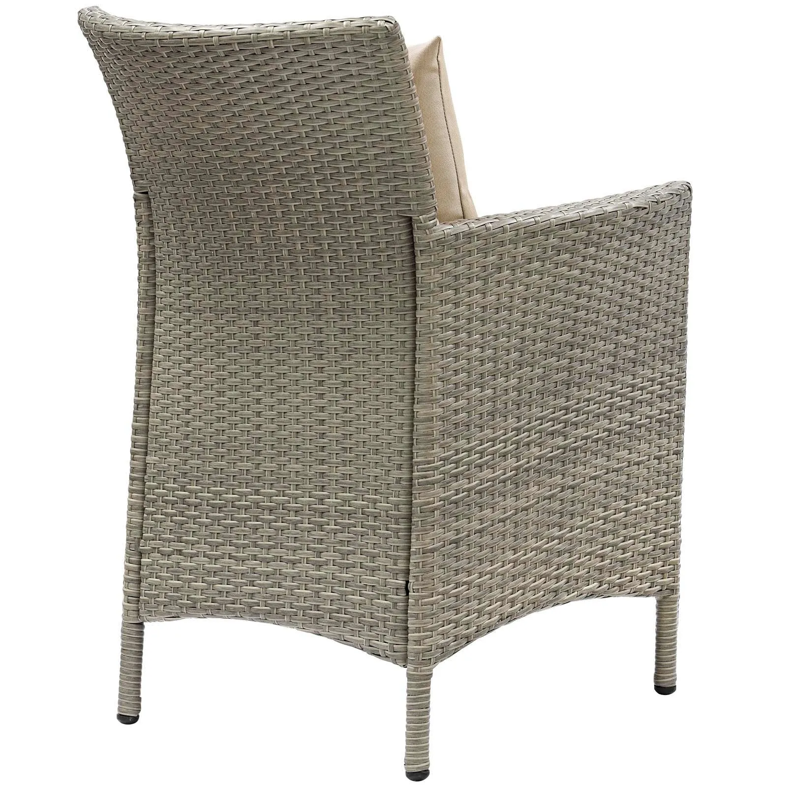 Modway Conduit Outdoor Patio Wicker Rattan Dining Armchair Set of 4 - EEI-4028