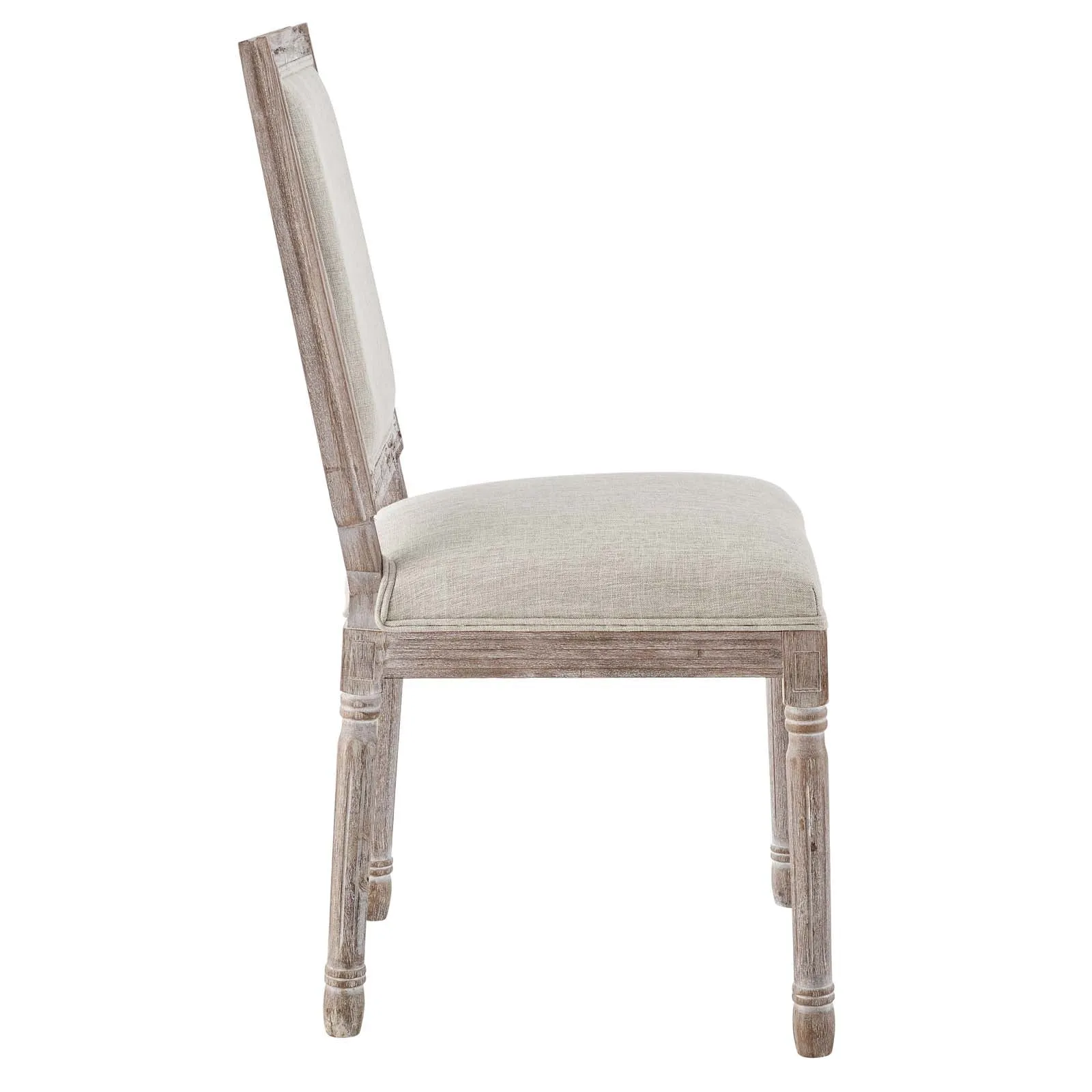 Modway Court Vintage French Upholstered Fabric Dining Side Chair - EEI-2682
