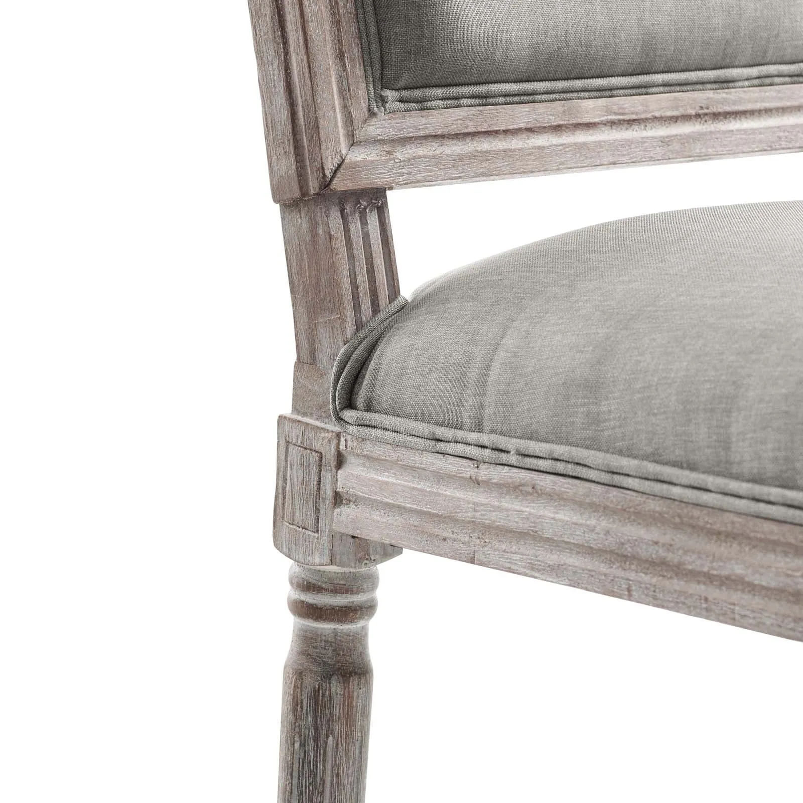Modway Court Vintage French Upholstered Fabric Dining Side Chair - EEI-2682