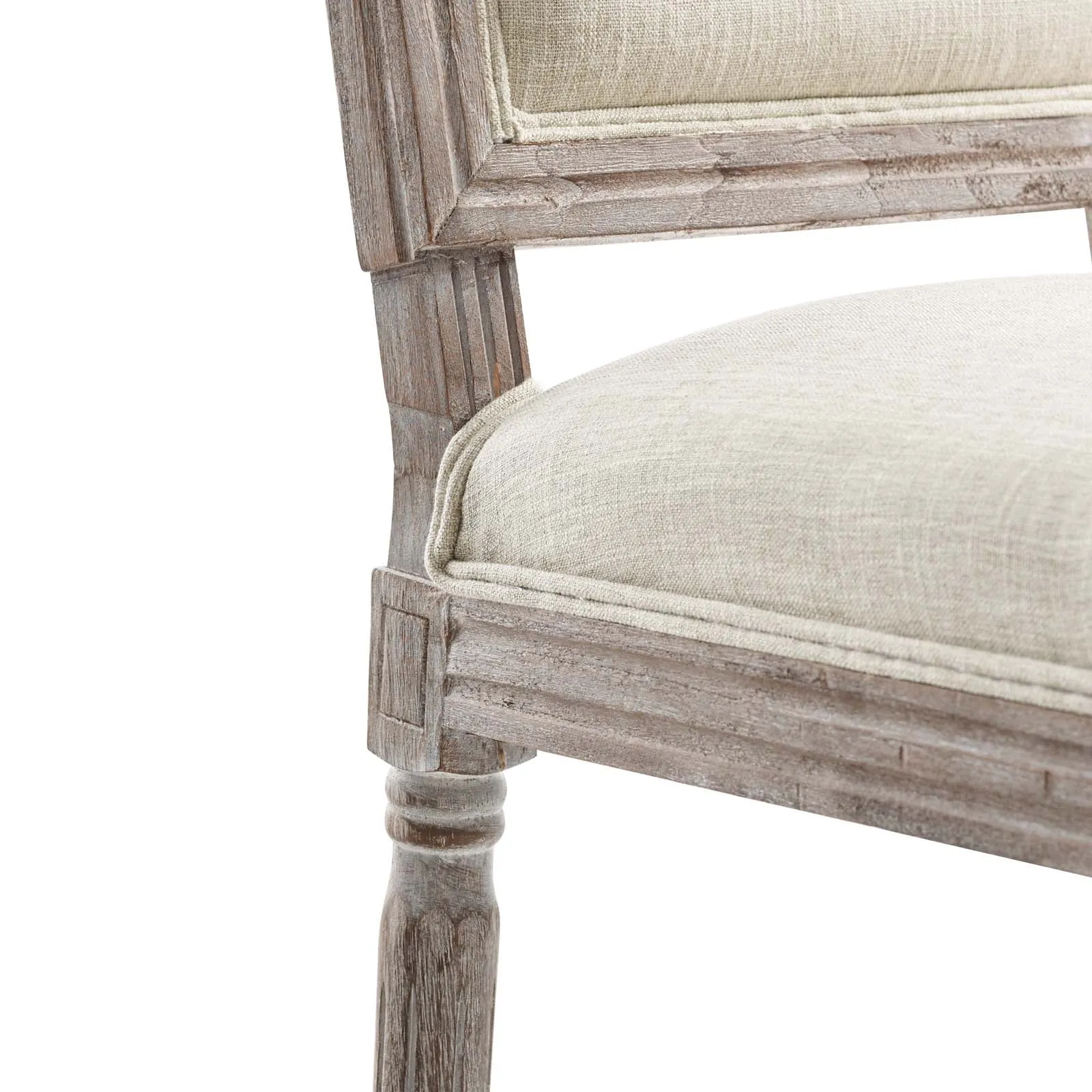 Modway Court Vintage French Upholstered Fabric Dining Side Chair - EEI-2682