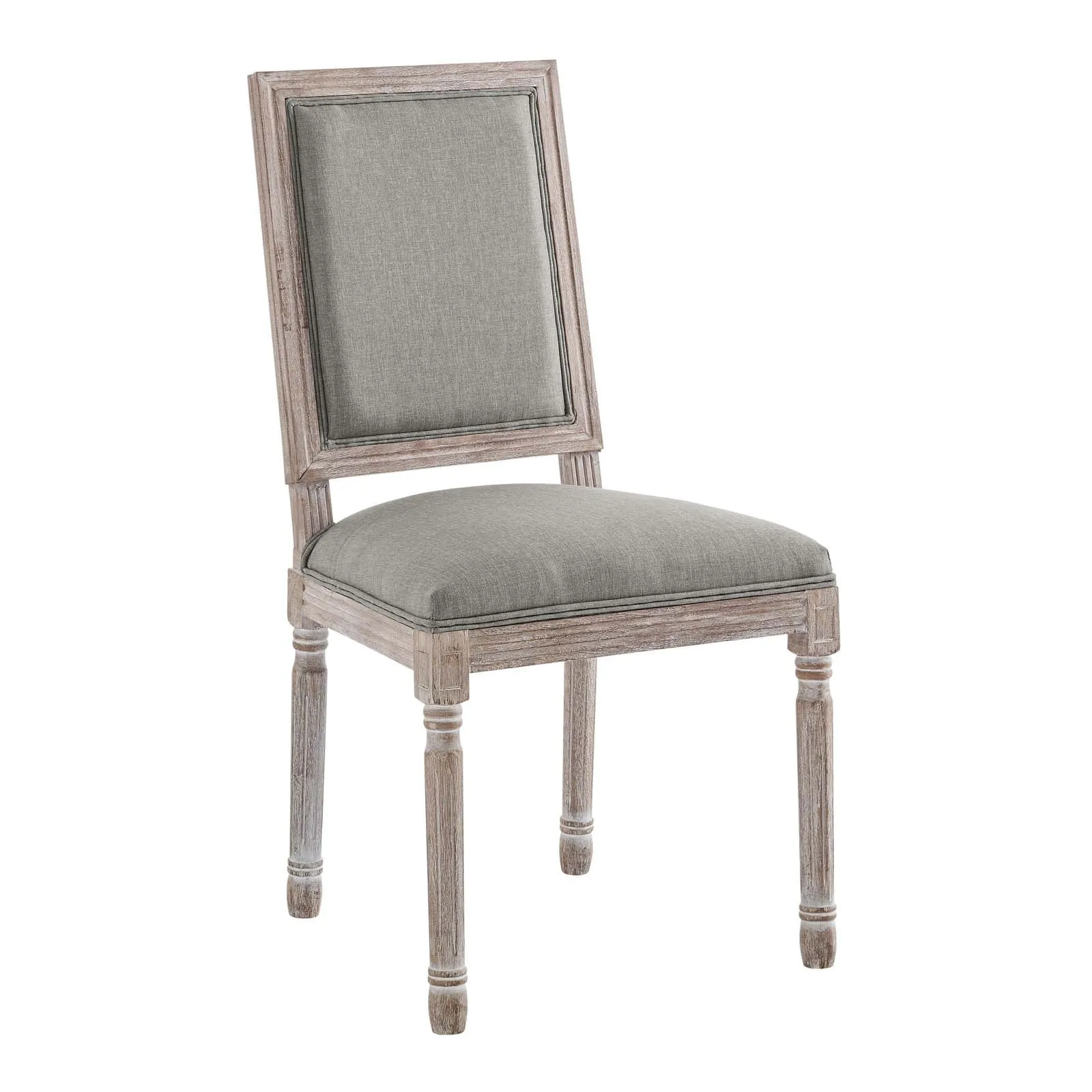 Modway Court Vintage French Upholstered Fabric Dining Side Chair - EEI-2682
