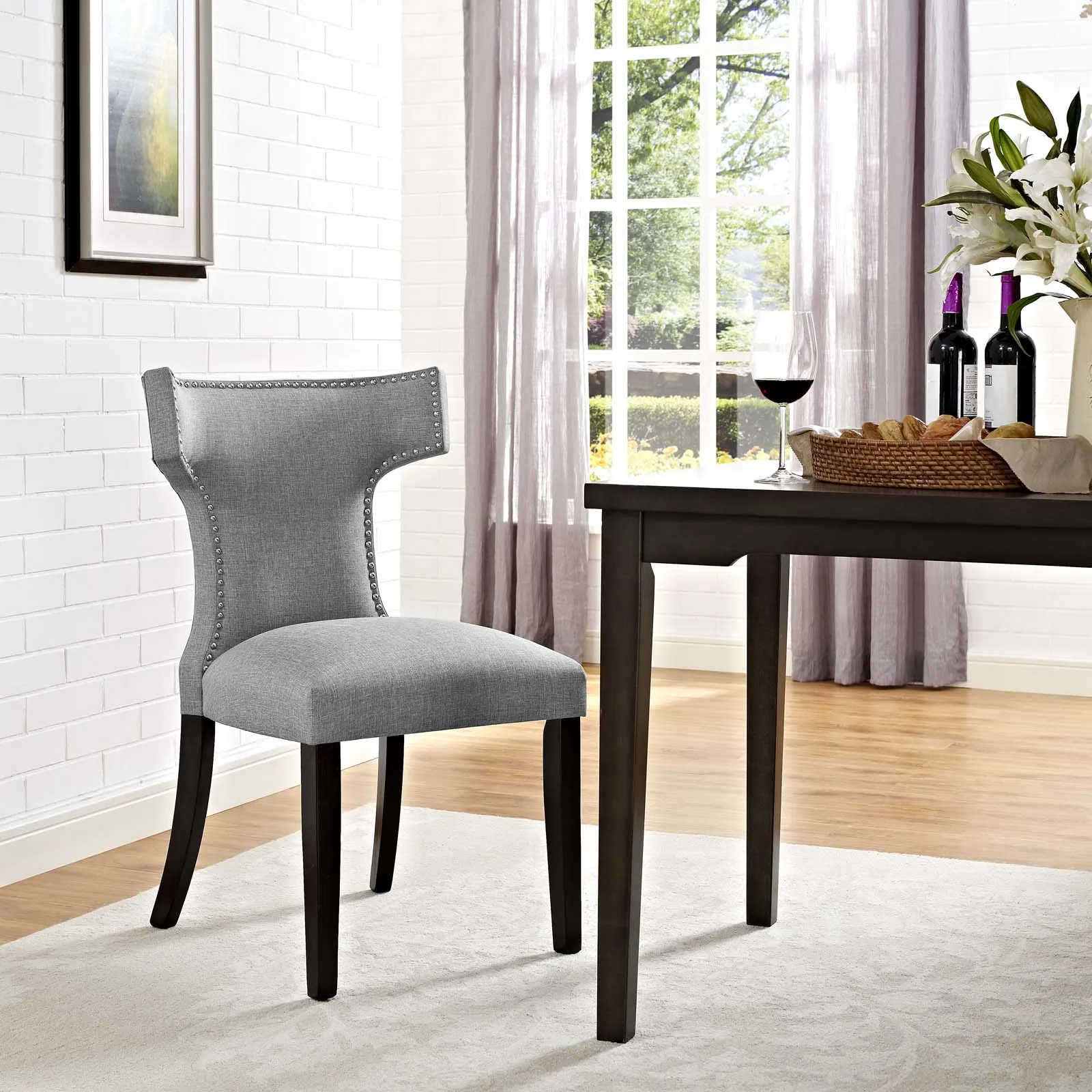 Modway Curve Fabric Dining Chair - EEI-2221