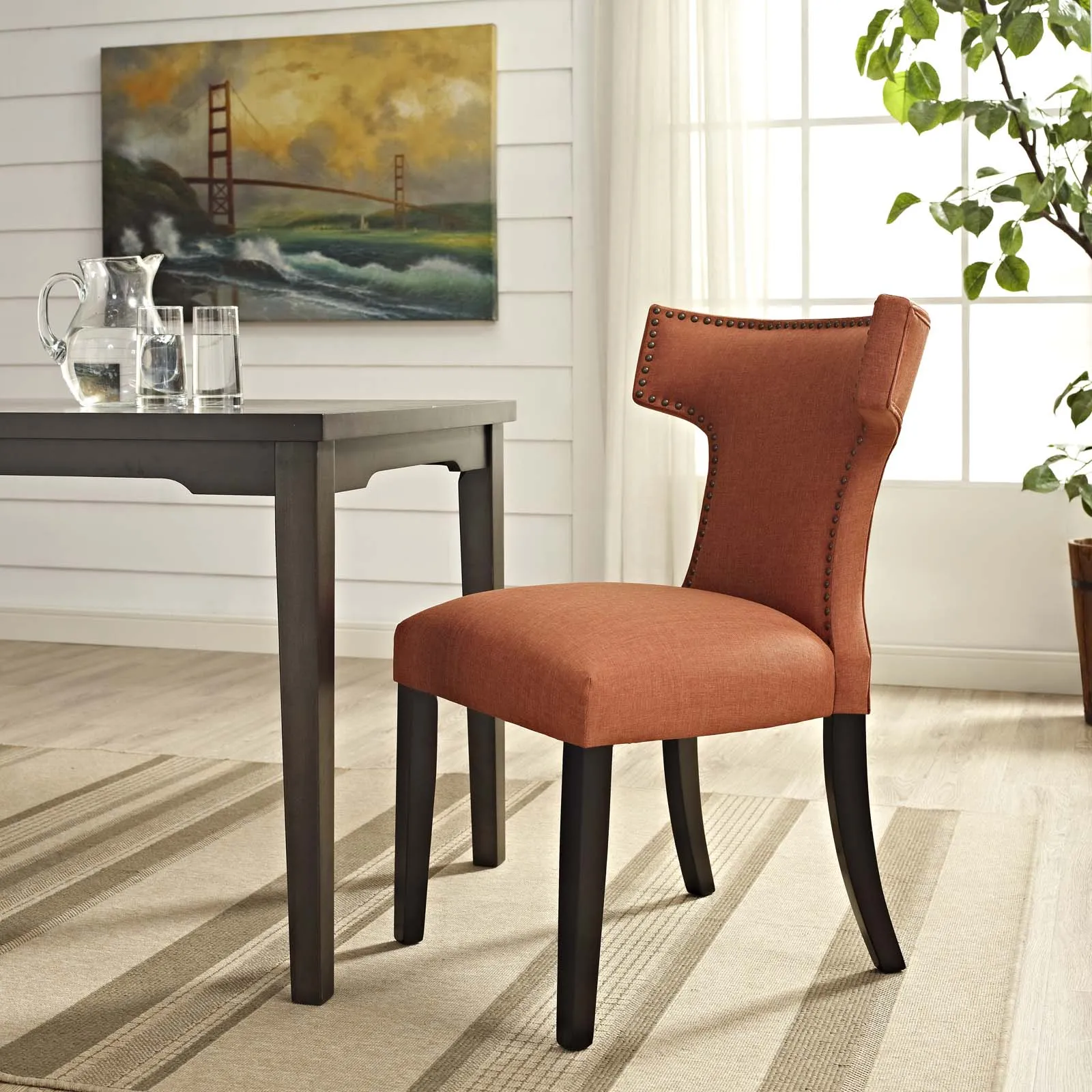 Modway Curve Fabric Dining Chair - EEI-2221