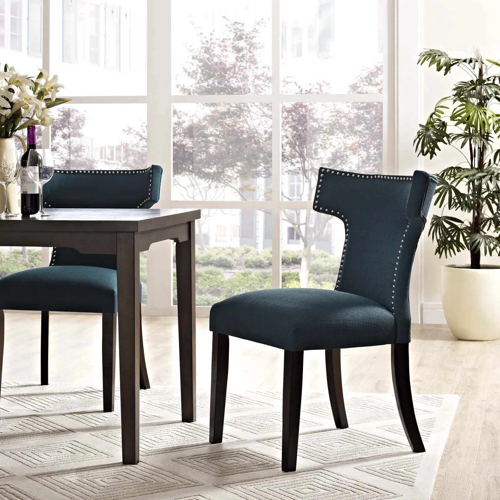 Modway Curve Fabric Dining Chair - EEI-2221