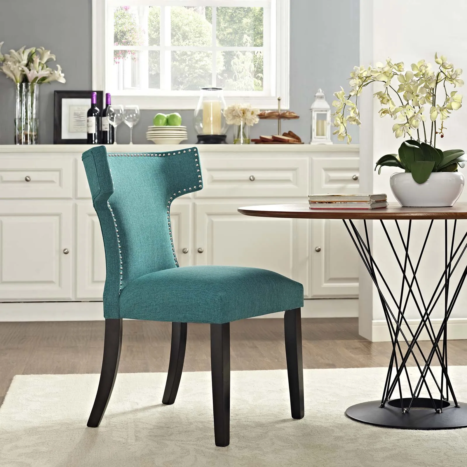 Modway Curve Fabric Dining Chair - EEI-2221