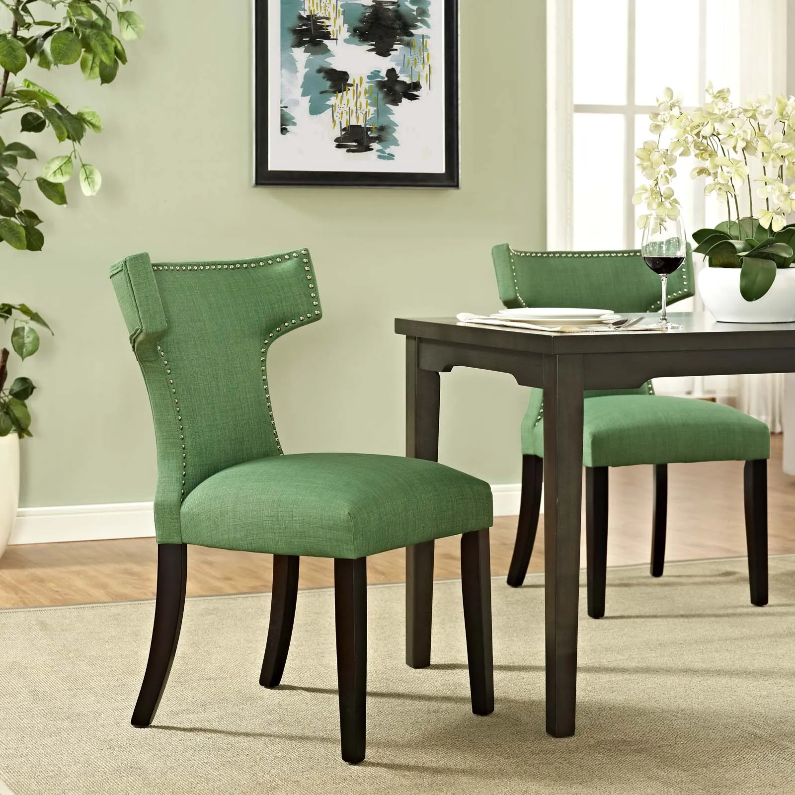 Modway Curve Fabric Dining Chair - EEI-2221
