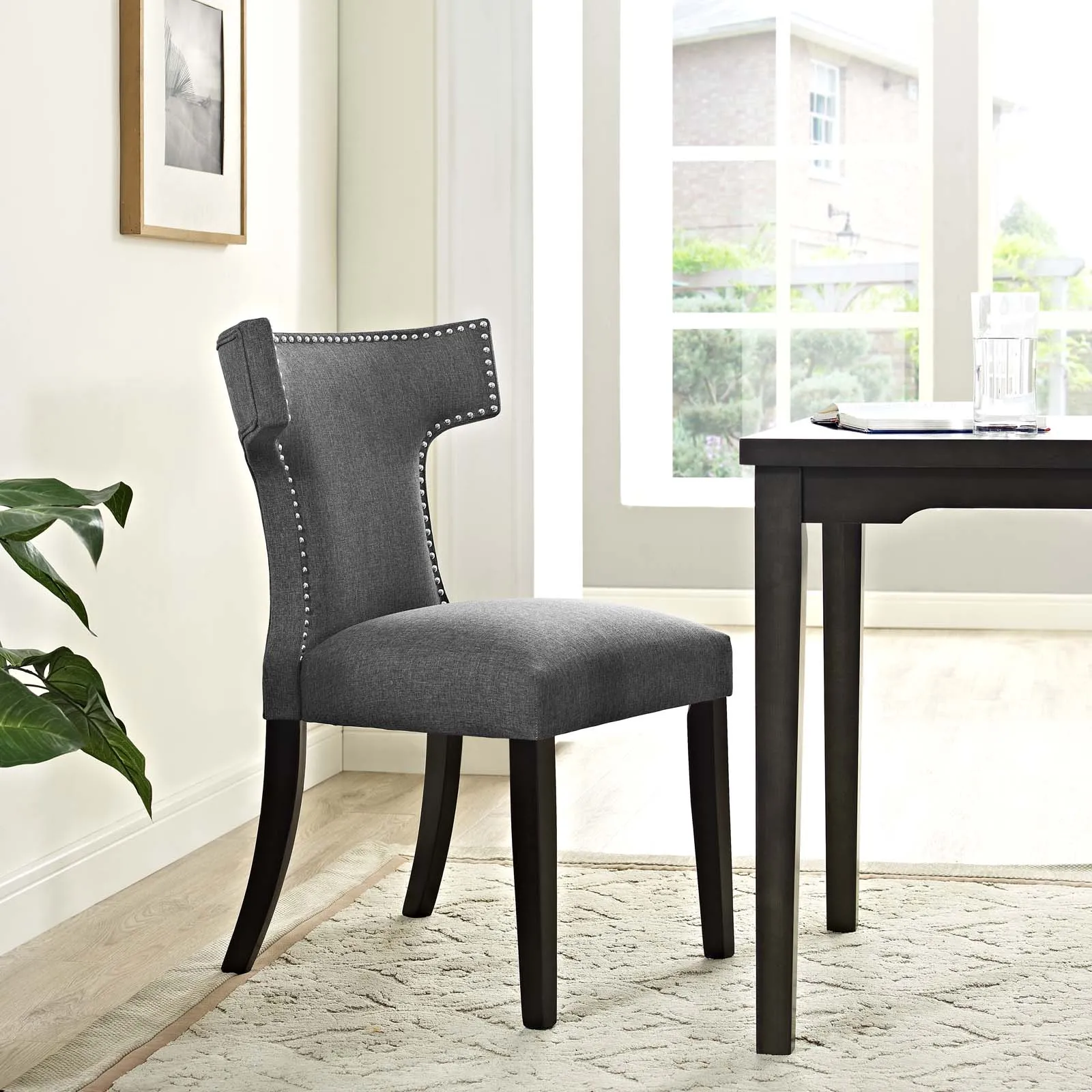 Modway Curve Fabric Dining Chair - EEI-2221
