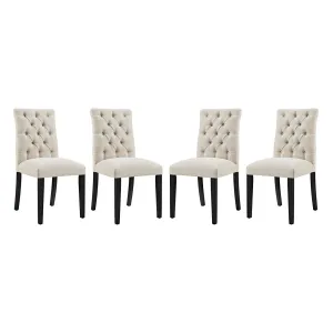 Modway Duchess Dining Chair Fabric Set of 4 - EEI-3475