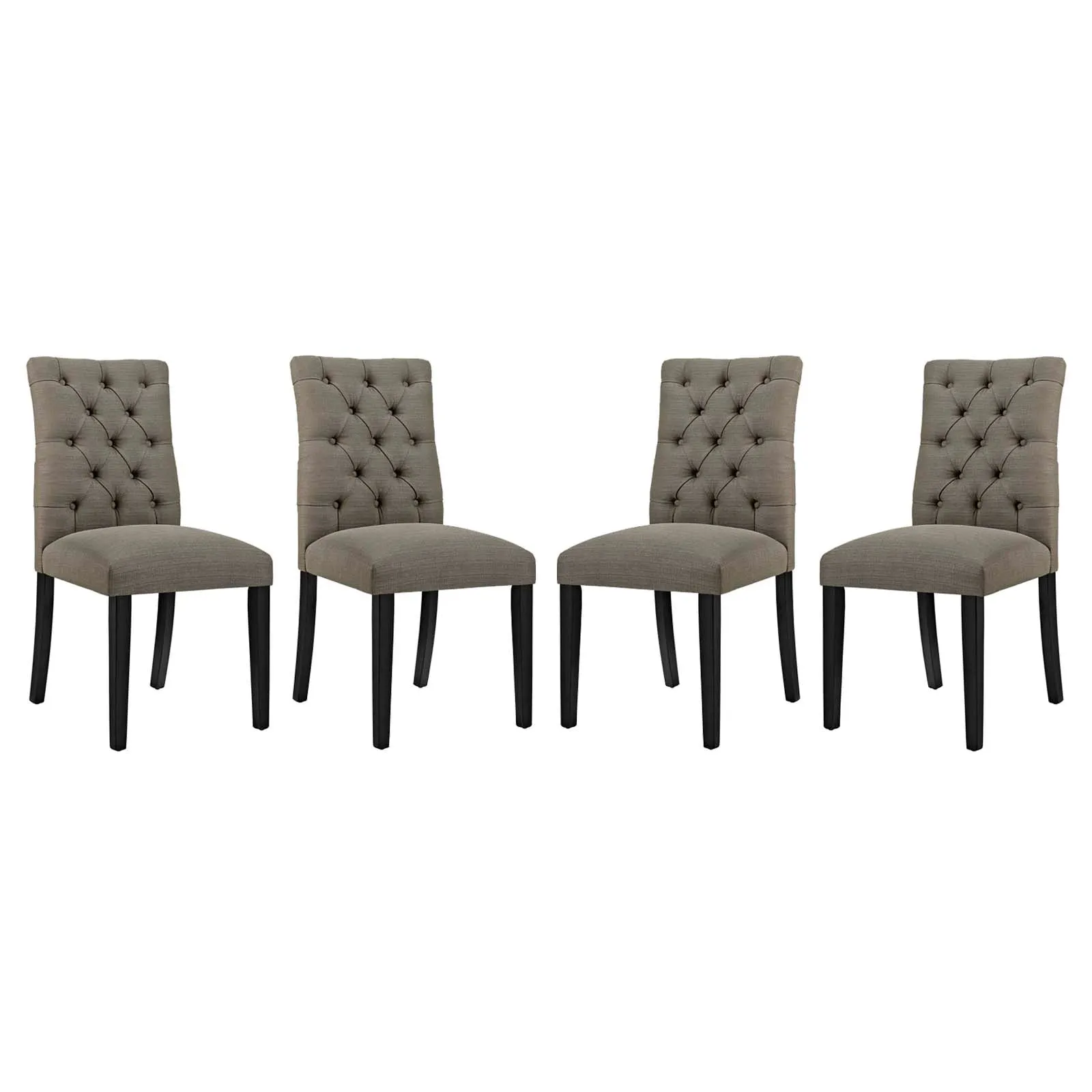 Modway Duchess Dining Chair Fabric Set of 4 - EEI-3475