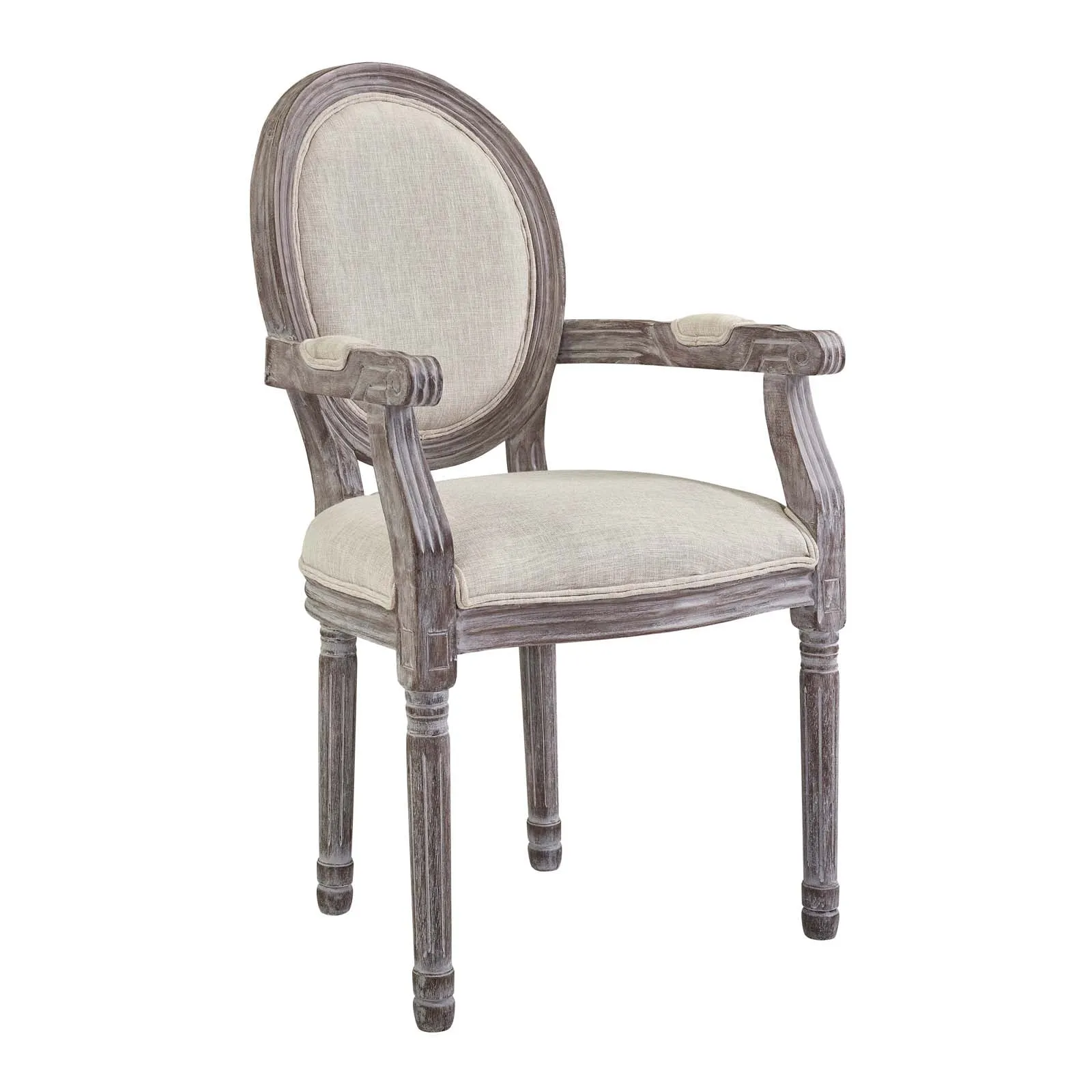 Modway Emanate Vintage French Upholstered Fabric Dining Armchair - EEI-2823