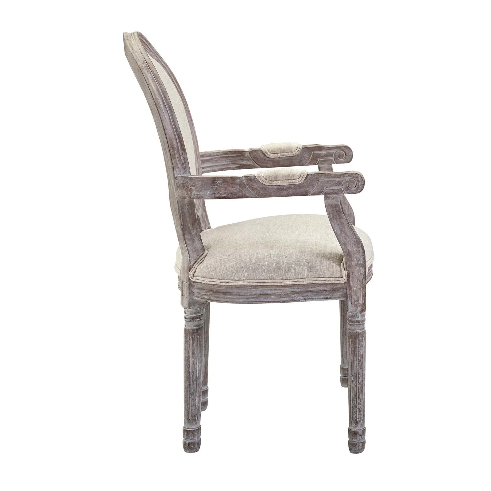 Modway Emanate Vintage French Upholstered Fabric Dining Armchair - EEI-2823