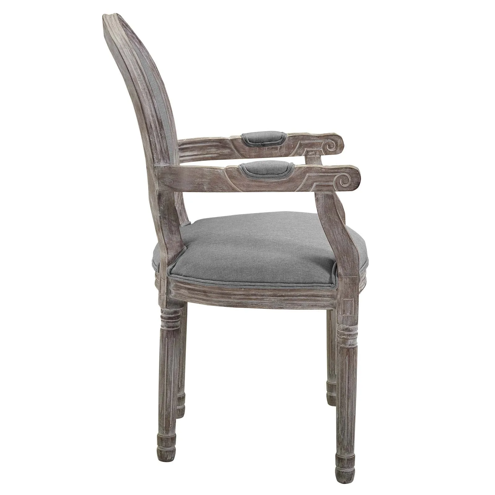 Modway Emanate Vintage French Upholstered Fabric Dining Armchair - EEI-2823