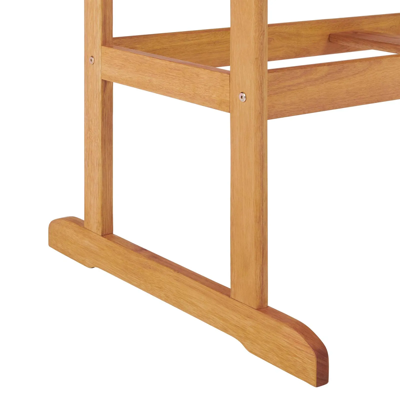 Modway Hatteras 59" Rectangle Outdoor Patio Eucalyptus Wood Dining Table - EEI-3675