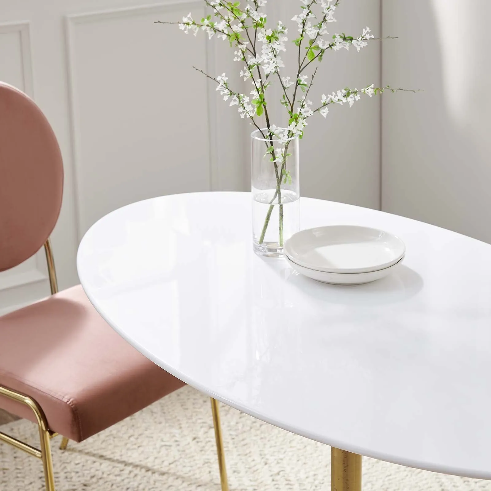 Modway Lippa 48" Oval Dining Table - EEI-3215