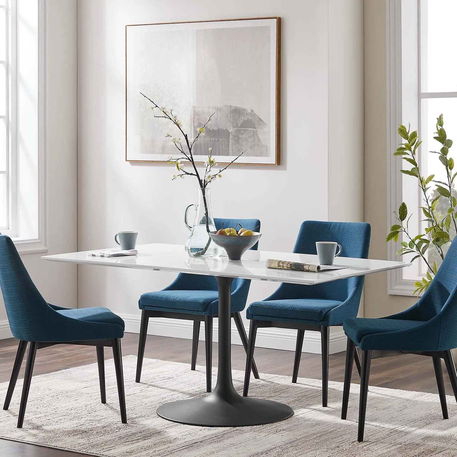 Modway Lippa 60" Rectangle Wood Dining Table - EEI-3541