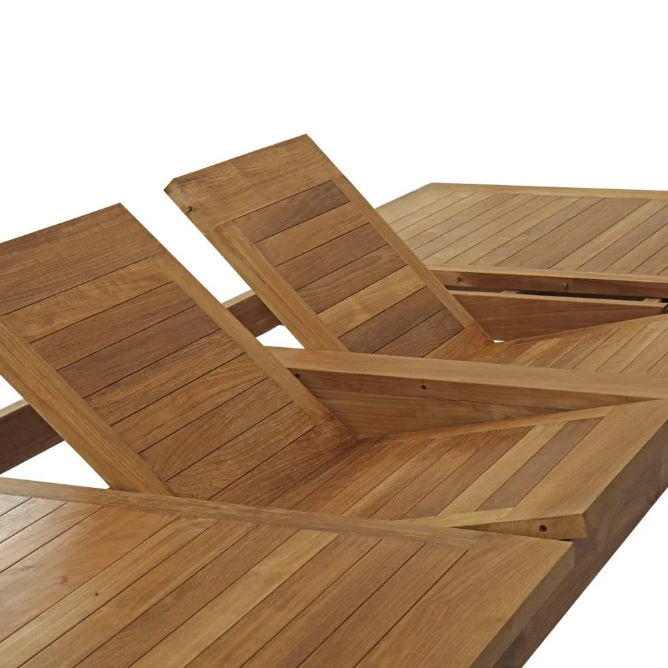 Modway Marina 9 Piece Outdoor Patio Teak Dining Set - EEI-4034