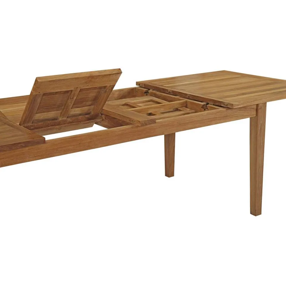 Modway Marina 9 Piece Outdoor Patio Teak Dining Set - EEI-4034