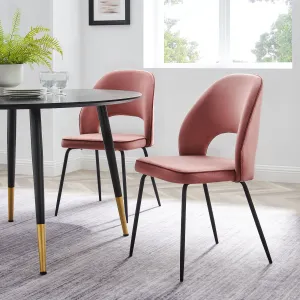 Modway Nico Performance Velvet Dining Chair Set of 2 - EEI-4673