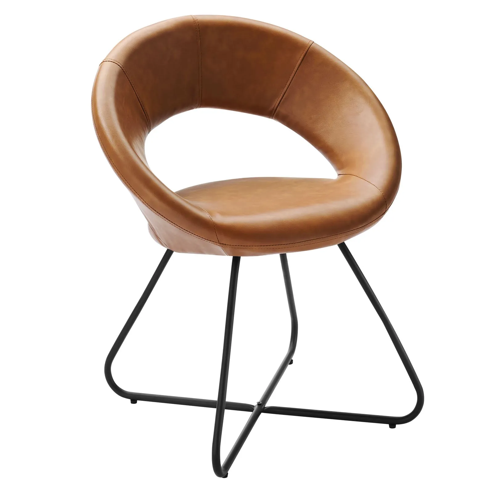 Modway Nouvelle Vegan Leather Dining Chair Set of 2 - EEI-4682